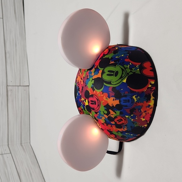 Disneyland Parks Mickey Mouse Hat w/Light Up Ears and Adjustable Strap - Picture 4 of 5